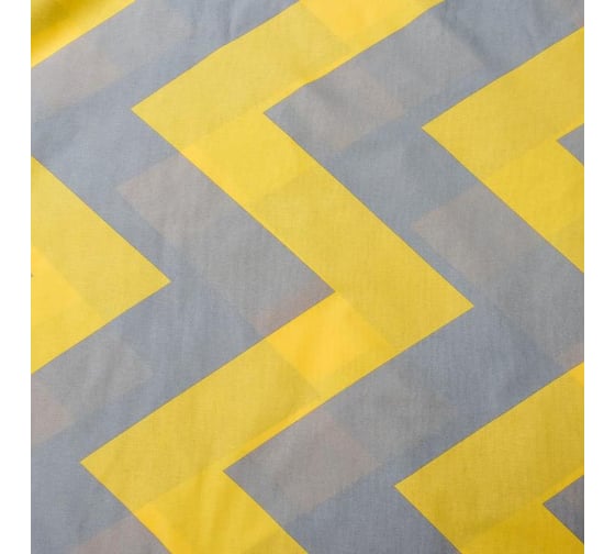 Изображение товара Пододеяльник Этель Желтый Шеврон 200х217 см, 100% хлопок, поплин, 125 г/м² 10801848