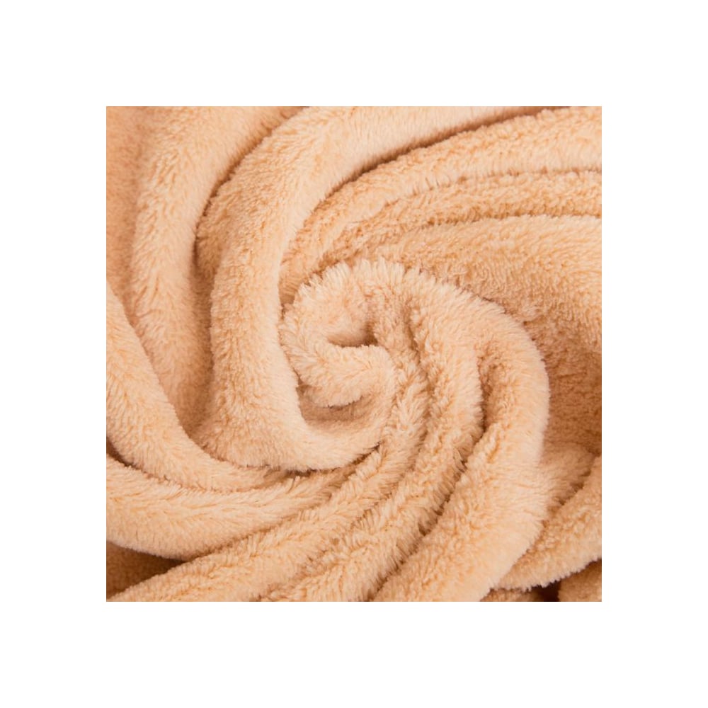 Изображение товара Плед с рукавами Этель 150х200 см корал-флис бежевый тепло уют