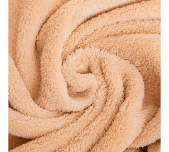 Изображение товара Плед с рукавами Этель 150х200 см, цв. бежевый, 100% п/э, корал-флис, 220 гр/м2 6981162