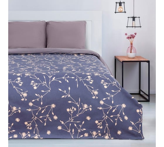Изображение товара Покрывало Этель Flowers, 180х215 см, 100% хлопок 10732647