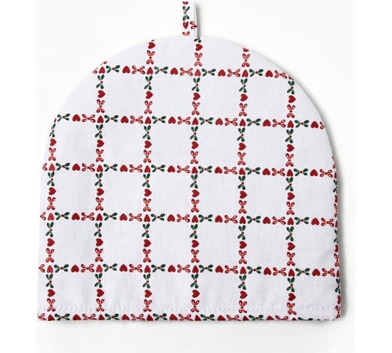 Изображение товара Грелка на чайник Этель "Flower Cage" 28x28 см, 100% хл., рогожка 186 г/м2 10724566