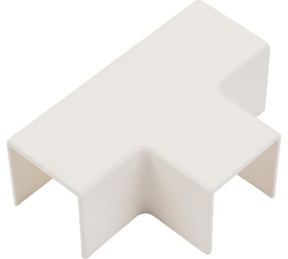 Изображение товара Накладной тройник 90 градусов Рувинил 16х16 белый 20 шт ТРН-16х16