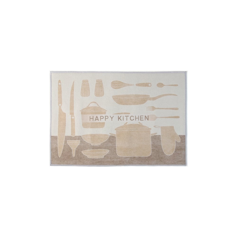 Изображение товара Коврик для кухни Этель Kitchen 40x60 см нескользящий бежевый