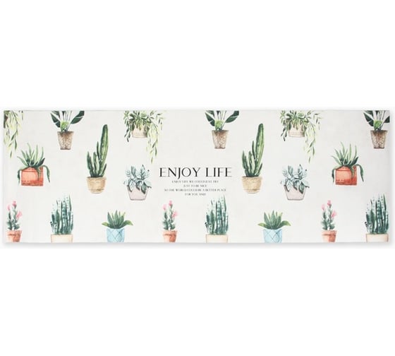 Изображение товара Коврик для кухни Этель "Enjoy" 38x118 см 10516143