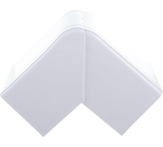 Изображение товара Внешний угол Рувинил 100х60/40 разводной белый 4 шт УВШ-100х60