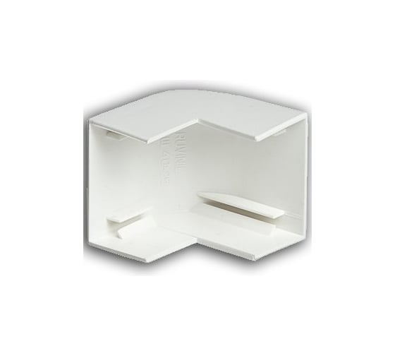 Изображение товара Внешний угол Рувинил 15х10 белый 20 шт УВШ-15х10