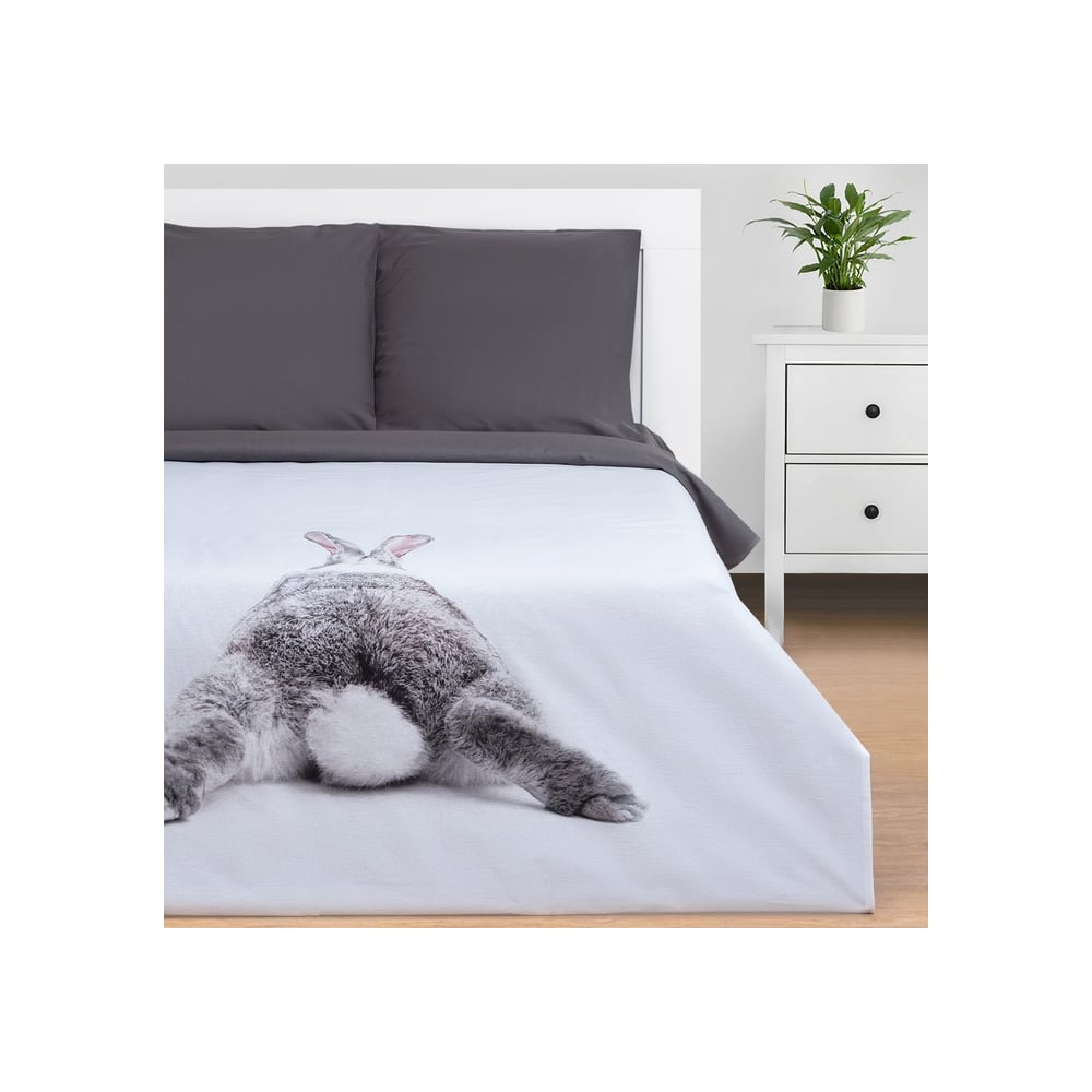 Изображение товара Комплект постельного белья Этель евро Кролик 200х215 см 220х240 см 70х70 см бязь