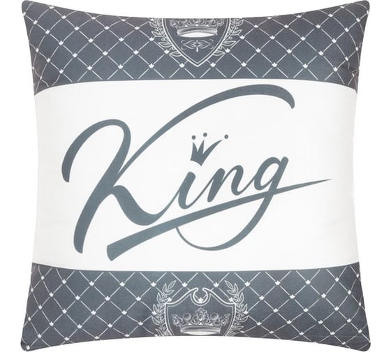 Изображение товара Подушка Этель "King" 40x40 см, велюр, 100% п/э 9101177