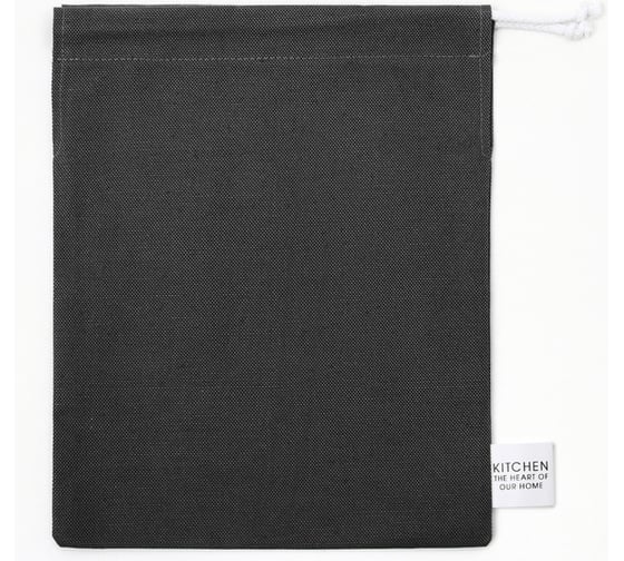Изображение товара Мешочек текстильный Этель Home collection black27x34 см, 45%лён, 55%хл 10609976