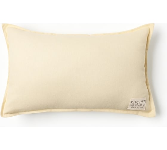 Изображение товара Подушка Этель 30x50+1 см, молочный, 100% хлопок 10568545