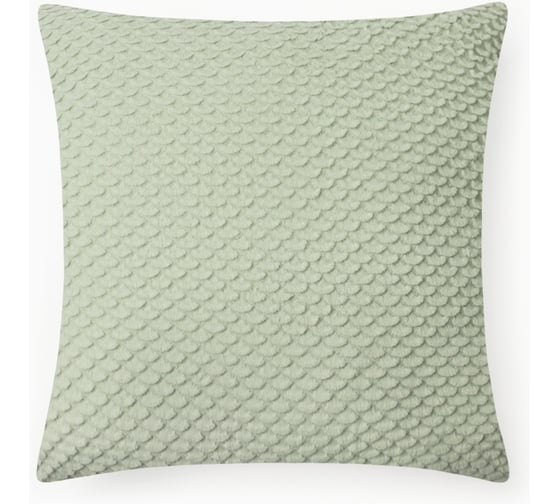 Изображение товара Подушка Этель "Квадрат" 40х40 см, цв. зеленый 10766742