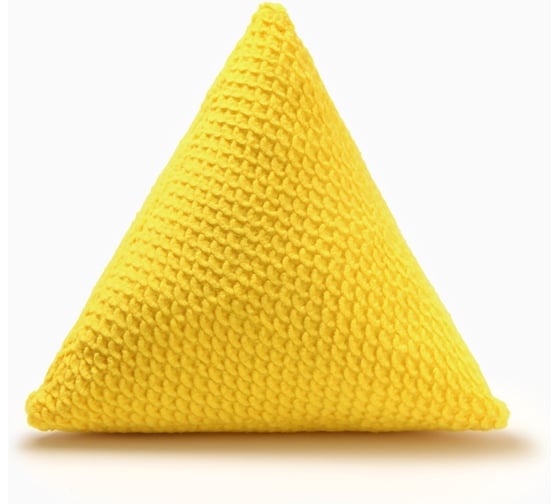 Изображение товара Подушка Этель "Треугольник" d=40 см, цв. жёлтый 10766726