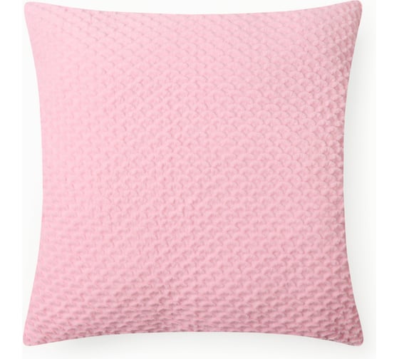Изображение товара Подушка Этель "Квадрат" 40х40 см, цв. розовый 10766741