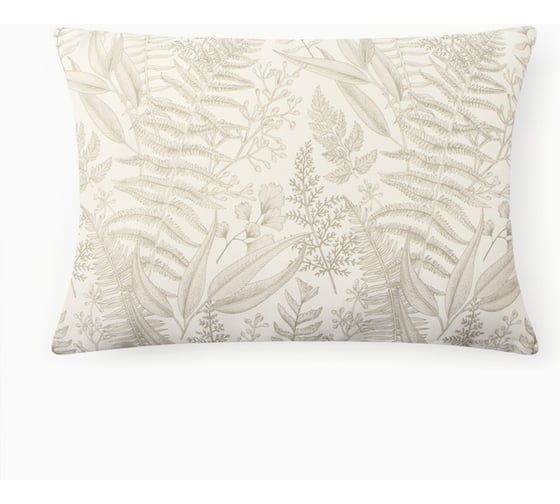 Изображение товара Подушка Этель "Листва" 40х60 см, цв. бежевый, 100% полиэстер 10766722