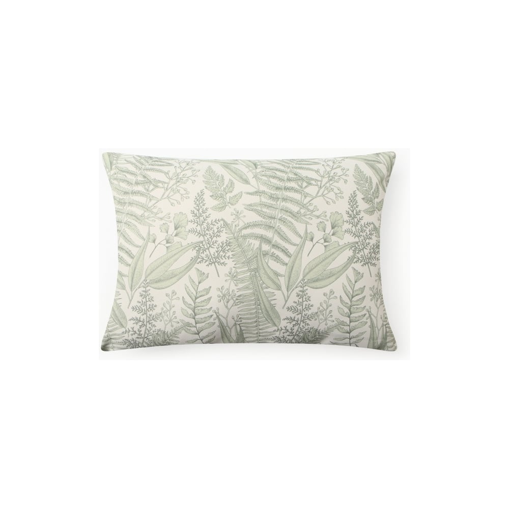 Изображение товара Подушка Этель "Листва" 40х60 см, цв. зеленый, 100% полиэстер 10766721