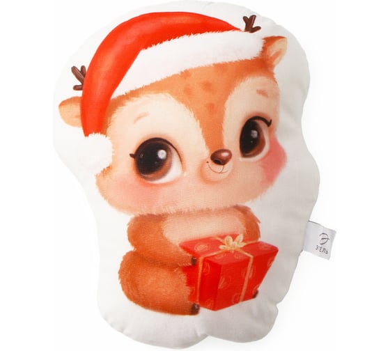 Изображение товара Подушка Этель "Оленёнок" 27x35 см, 100 п\э, велюр 10454198