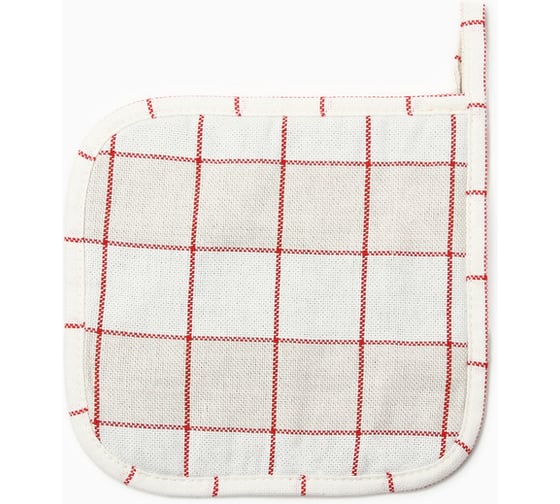 Изображение товара Прихватка Этель "Bright cage" 19x19 см, 100% хлопок, рогожка 186 г/м2 10658866