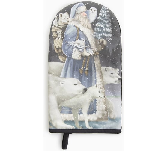Изображение товара Варежка-прихватка Этель Мгновения зимы 15x28 см, саржа, 100% хлопок, ватин 250 г/м2 10366912