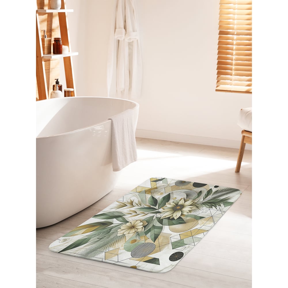 Изображение товара Коврик для ванной комнаты JOYARTY Геометрия 60x100 см