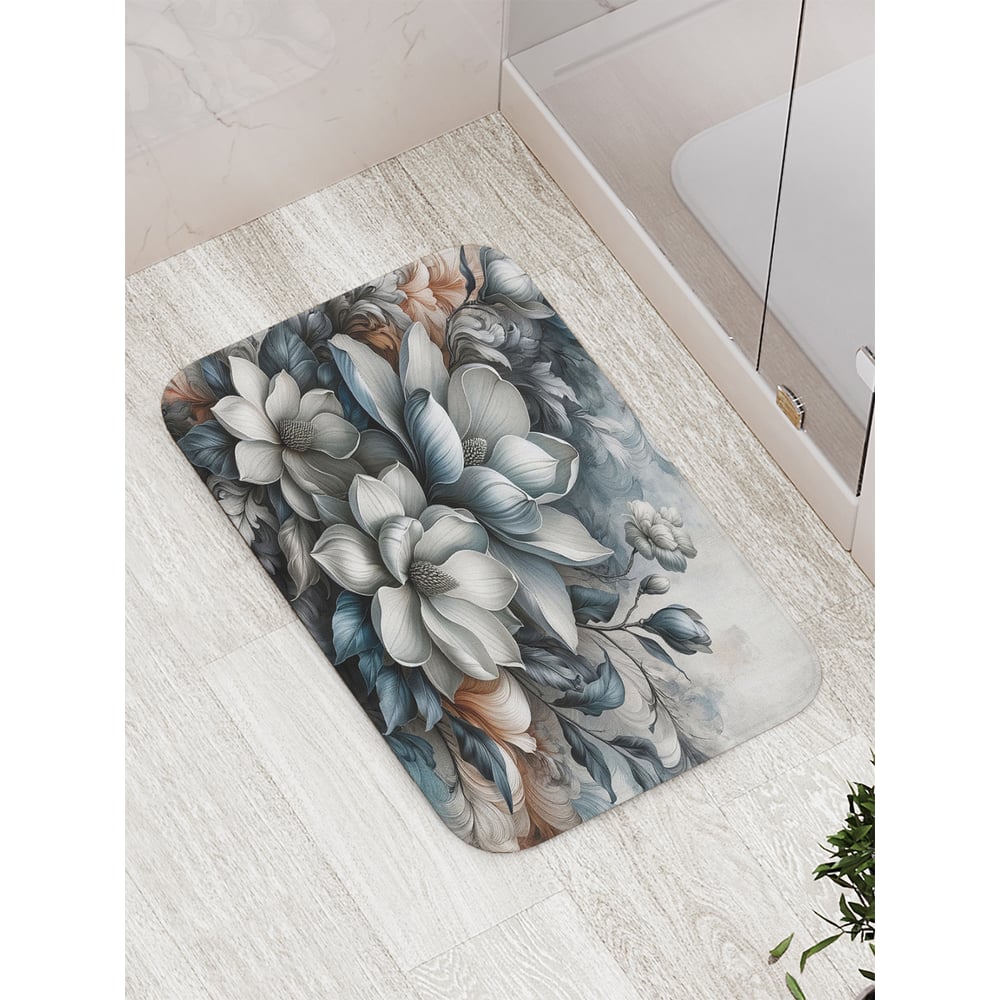 Изображение товара Коврик для ванной комнаты и туалета противоскользящий JOYARTY 52x77 см