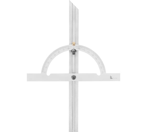 Изображение товара Угломер Калиброн нониусный  10-170гр. 150x300мм 1гр. регулир. рейка ГРСИ №83810-21 1032766