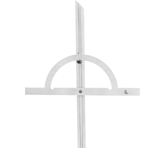 Изображение товара Угломер Калиброн нониусный  10-170гр. 250x500мм 1гр. регулир. рейка ГРСИ №83810-21 1032775