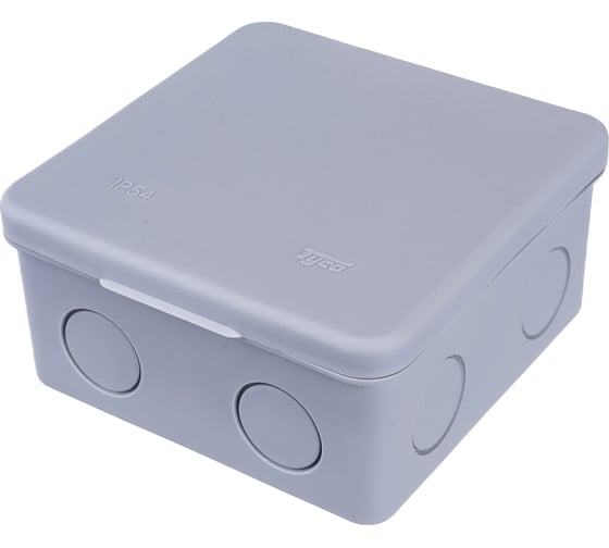 Изображение товара Коробка Рувинил, ОП, Тусо, распаечная, 100х100х50мм, откидная крышка, IP54 67044