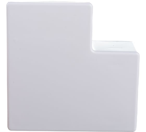 Изображение товара Плоский угол Рувинил поворот на 90 градусов 40х25 белый 20 шт ПВР-40х25