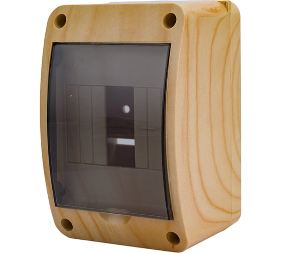 Изображение товара Щиток Рувинил ОП Тусо 4 модуля с вертикальной дверцой 140х90х85мм сосна 68304-27М