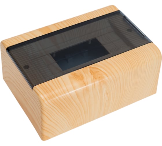 Изображение товара Щиток Рувинил ОП Тусо 9 модулей с прозрачной дверцой 222х160х93мм IP40 сосна 68029-27М