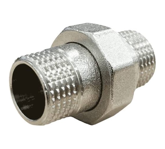 Изображение товара Соединитель SantechSystems латунь, американка Ду15 р/р никель 128-2395