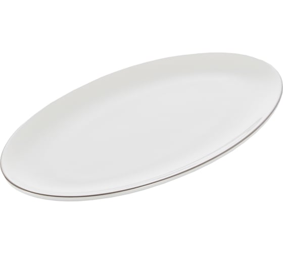 Изображение товара Блюдо сервировочное овальное Gipfel Platinum 26х14 см 52362
