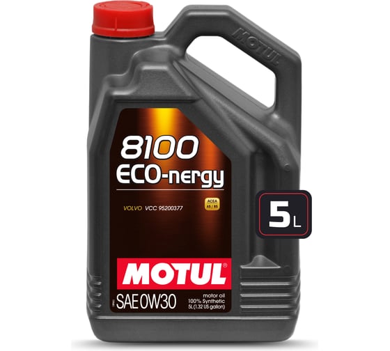 Изображение товара Моторное масло MOTUL 8100 Eco-nergy 0W30 5 л. 113555