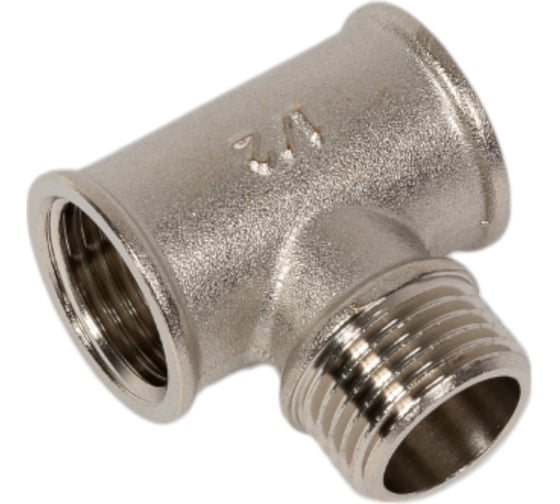 Изображение товара Тройник SantechSystems латунь, Ду15 м/р/м никель 127-9213