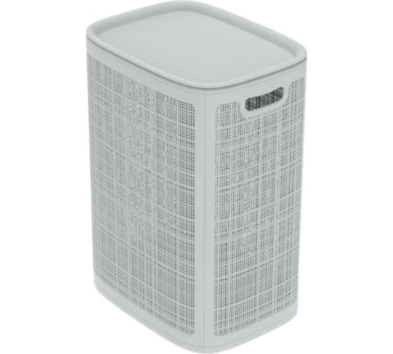 Изображение товара Корзина для белья "КОМПАНИЯ ФОРТОН" сборная, 75 л, 430×321×600 мм, серый ВИ133