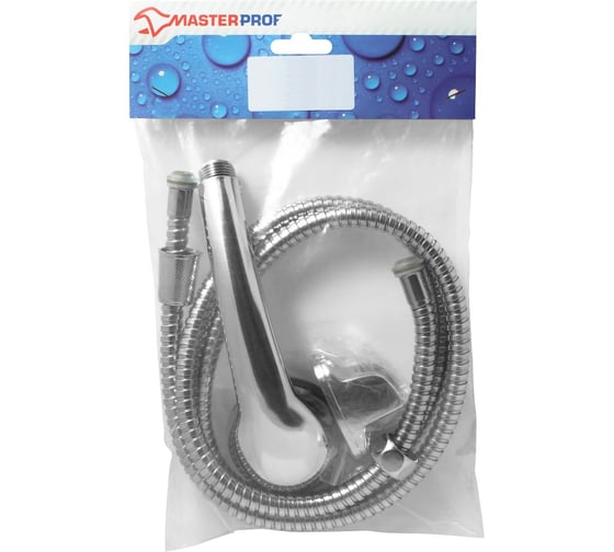 Изображение товара Набор для душа MasterProf, шланг 1,75 м, лейка, держатель ТД.030839