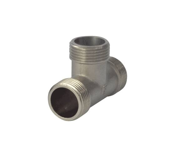 Изображение товара Тройник SantechSystems латунь, Ду25 р/р/р никель 128-9012