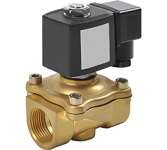 Изображение товара Соленоидный клапан TITAN LOCK нормально-закрытый, прямого действия, 220В, PN10, Латунь/EPDM, DN15, TLSC15/10EP1B