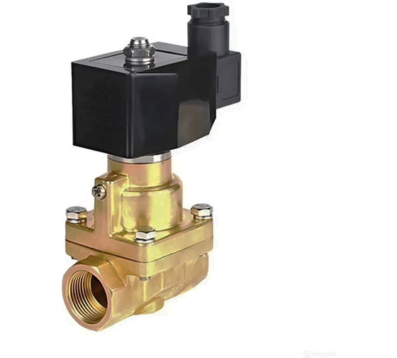 Изображение товара Соленоидный клапан TITAN LOCK нормально-закрытый, пилотный, 220В, PN75, Латунь/PTFE, DN6, TLSCP6/75PT1B