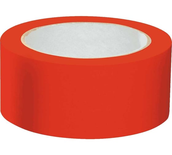 Изображение товара ПВХ лента для разметки Mehlhose GmbH толщина 150 мкм, цвет красный, 50 мм х 33 м KMSR05033