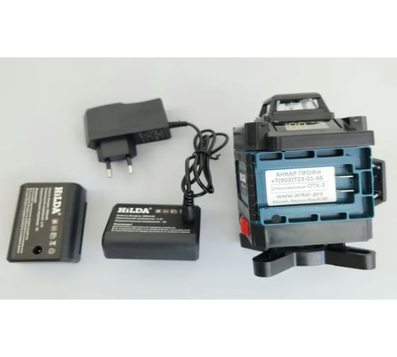 Изображение товара Лазерный уровень Hilda 4д с индикатором laz01