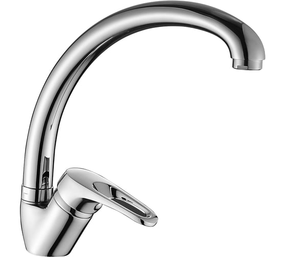 Изображение товара Одноручный смеситель для кухни Decoroom с высоким повортным изливом DR21021