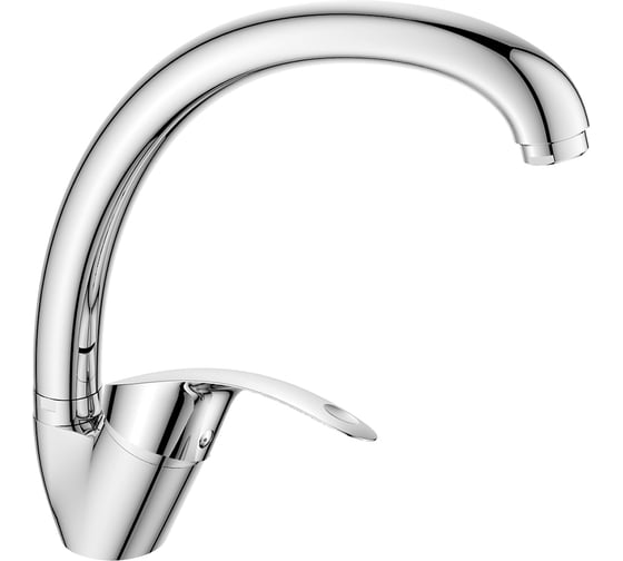 Изображение товара Одноручный смеситель для кухни Decoroom с высоким повортным изливом DR71021