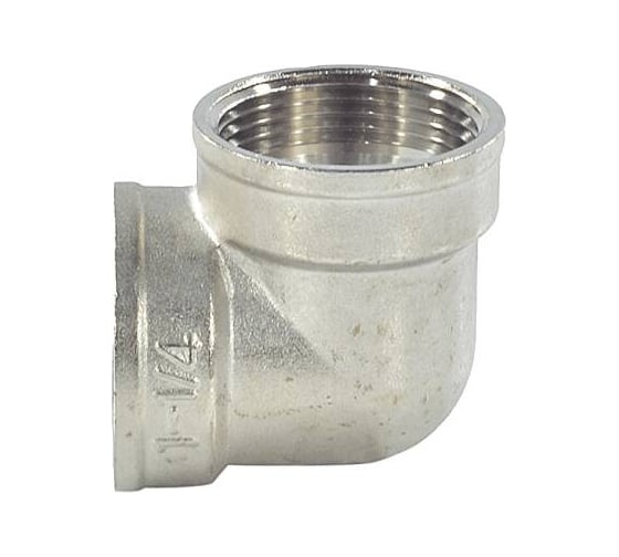 Изображение товара Угольник SantechSystems латунь, Ду15 м/м никель 127-9245