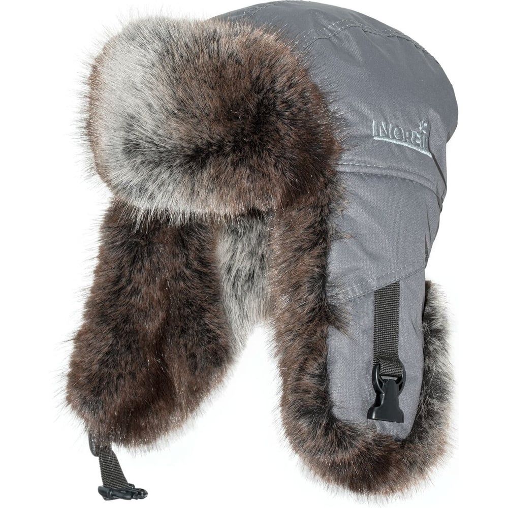 Изображение товара Шапка-ушанка Norfin EXTREME PRO GREY XL для зимы