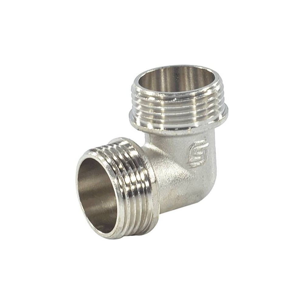 Изображение товара Угольник SantechSystems латунный 1/2M-1/2M никелированный