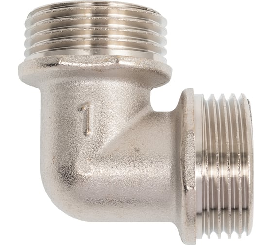 Изображение товара Угольник SantechSystems латунь, реборд Ду25 р/р никель 128-9028