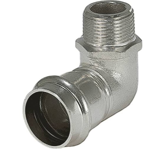 Изображение товара Угольник SantechSystems нержавеющая сталь, AISI 304 Дн18x1/2" пресс/НР 129-8965