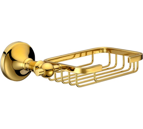 Изображение товара Металлическая мыльница MELANA золото 821012