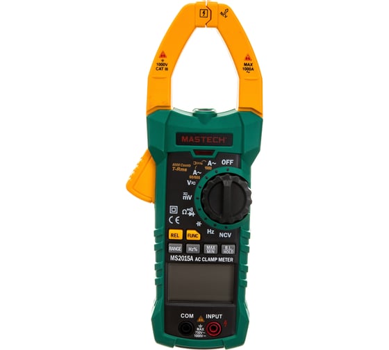 Изображение товара Цифровые токоизмерительные клещи Mastech MS2015A 00-00001888
